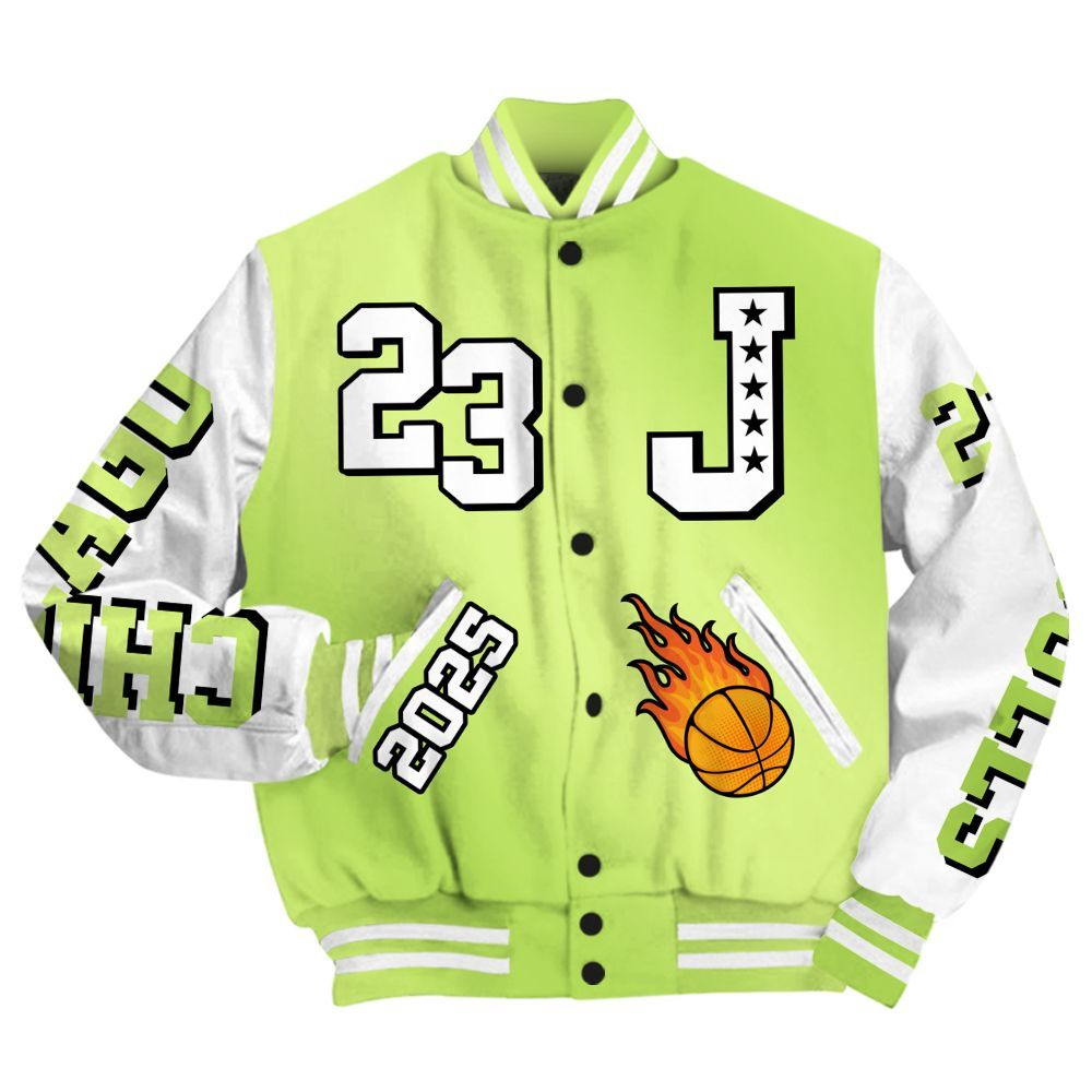Varsity Jacket To Match Air Max SNDR Volt - Chicago 23 Basketball All Over Print