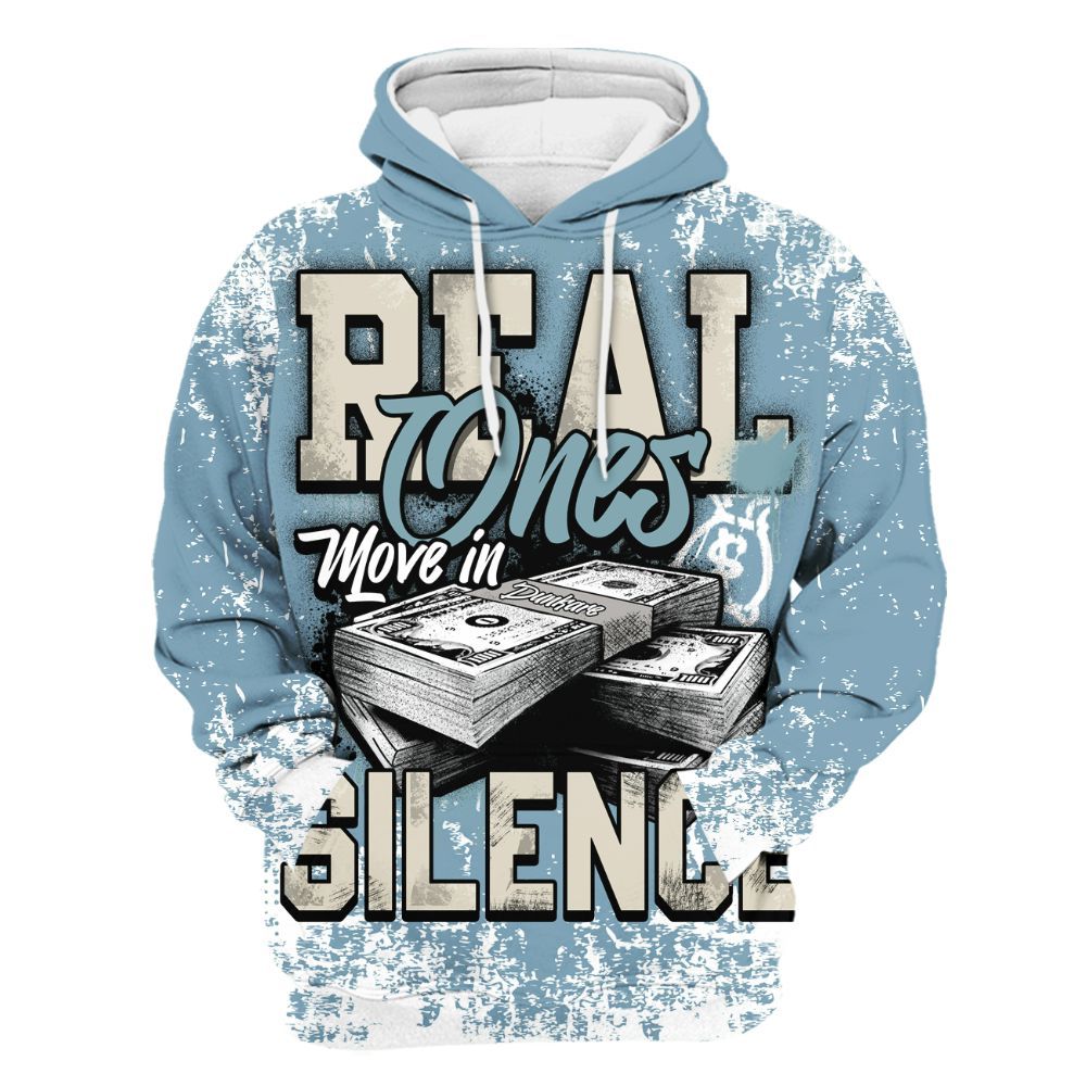 Hoodie To Match Retro SoleFly 13s - Move In Silence Money Street Retro All Over Print