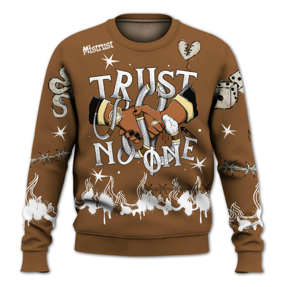 Sweatshirt To Match Air Max 90 Escape - Trust No One Snake-Bite Doodle Crayon All Over Print