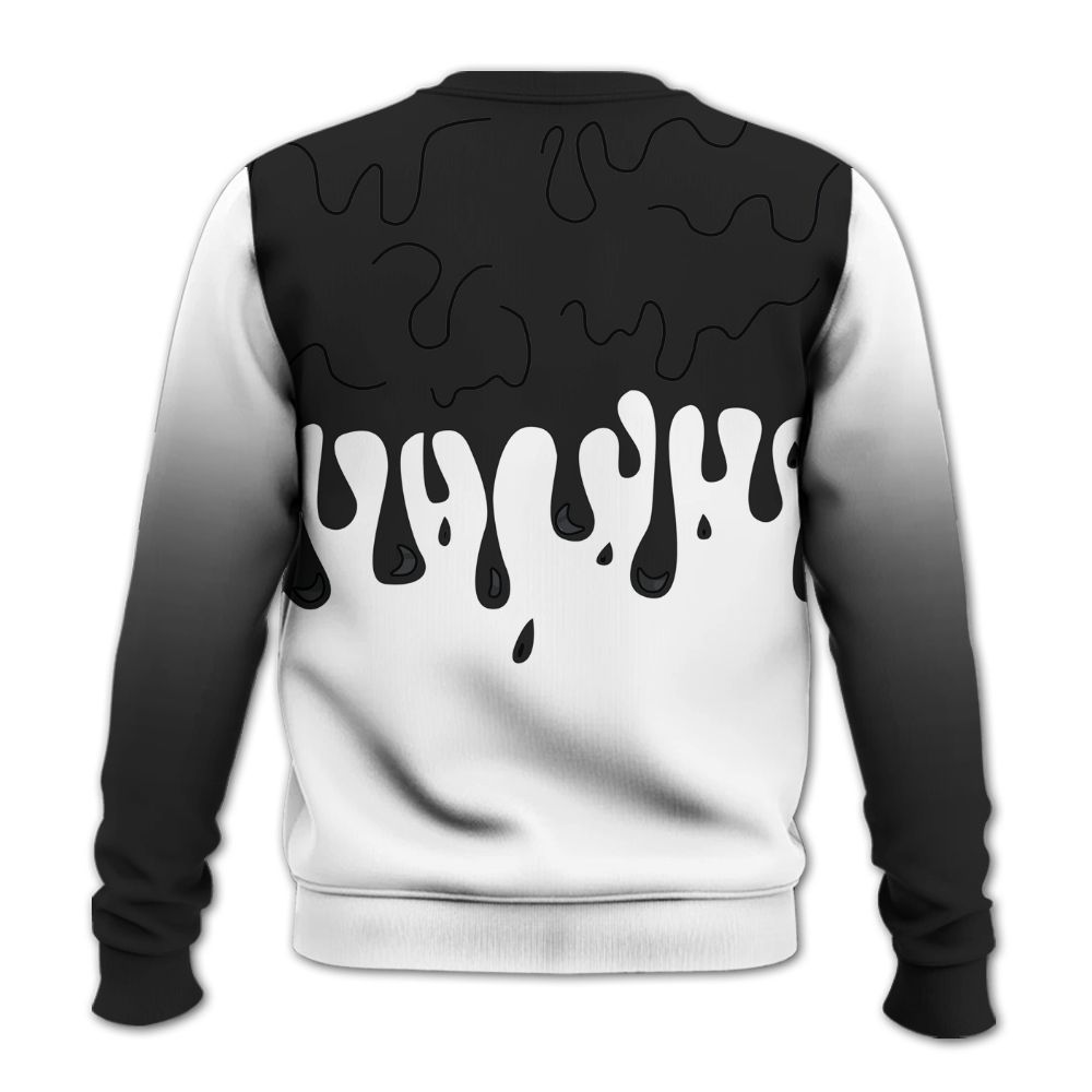 Sweatshirt To Match Black Cat 3s - Snake Trust No One Drip All Over Print
