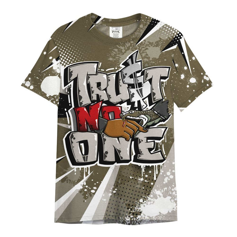 Shirt To Match Dunk Low Year Of The Snake - Poly Trust No One Dripping All Over Print