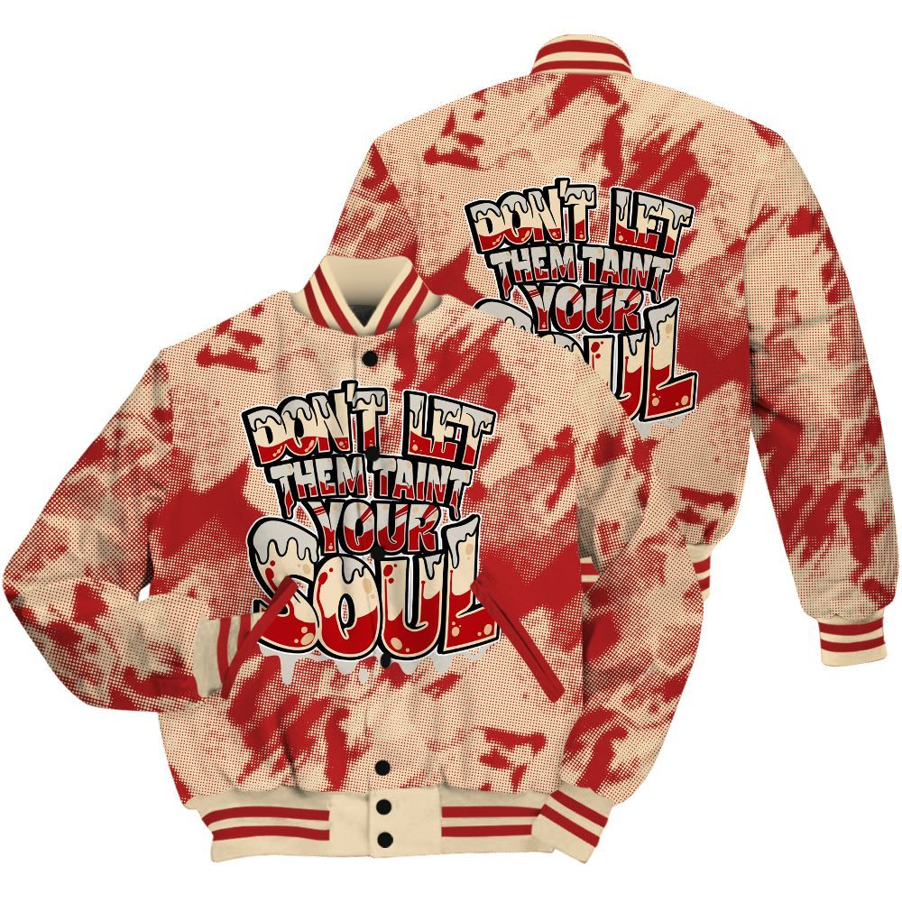 Varsity Jacket To Match Dunk Low Strawberry Waffle Shirt - Never Taint Your Soul Shirt Unisex Oufit All Over Print