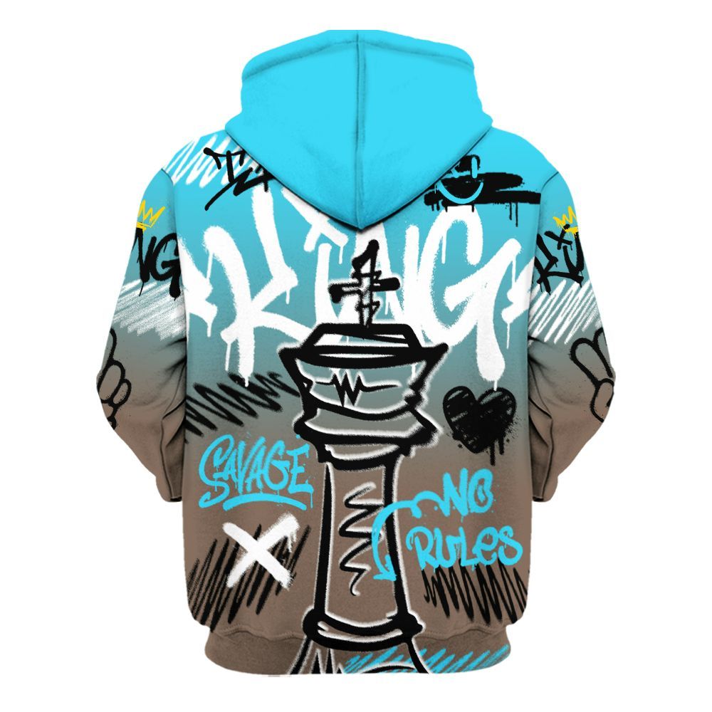 Hoodie To Match Olive Concord 9s - Street King Chess Streetwear All Over Print