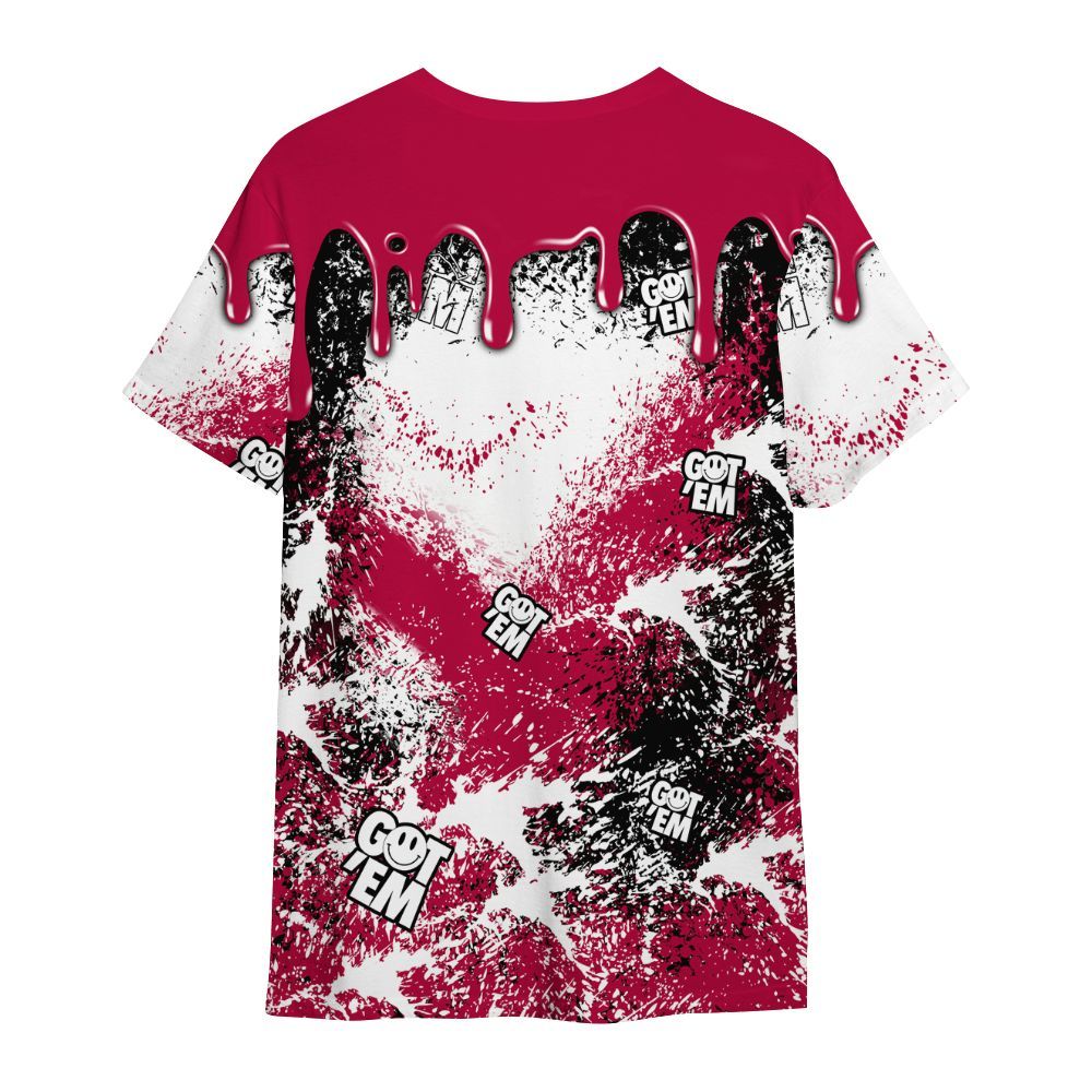 Shirt To Match Retro Chicago 2s - Dripping 23 Drip All Over Print