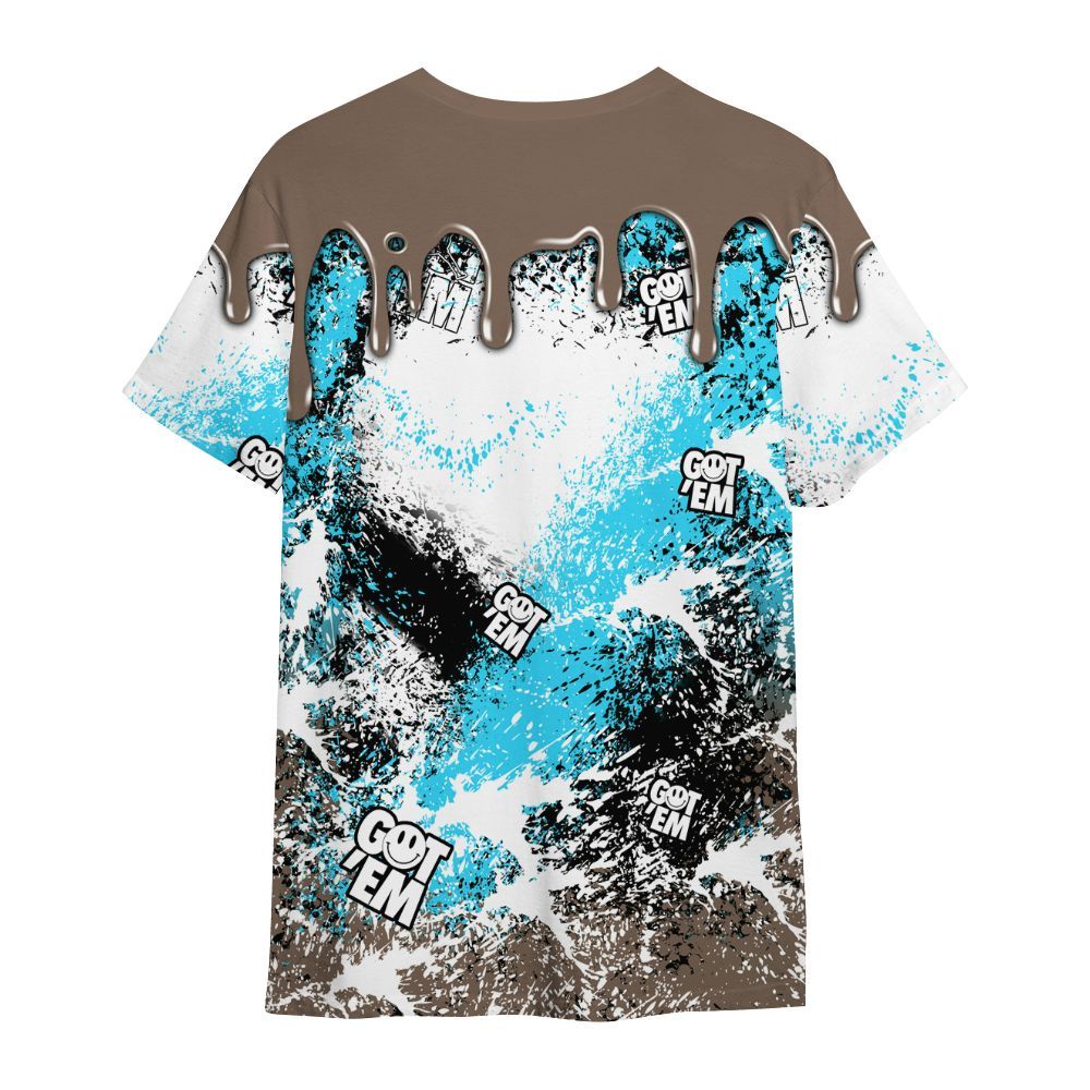 Shirt To Match Olive Concord 9s - Dripping 23 Drip All Over Print