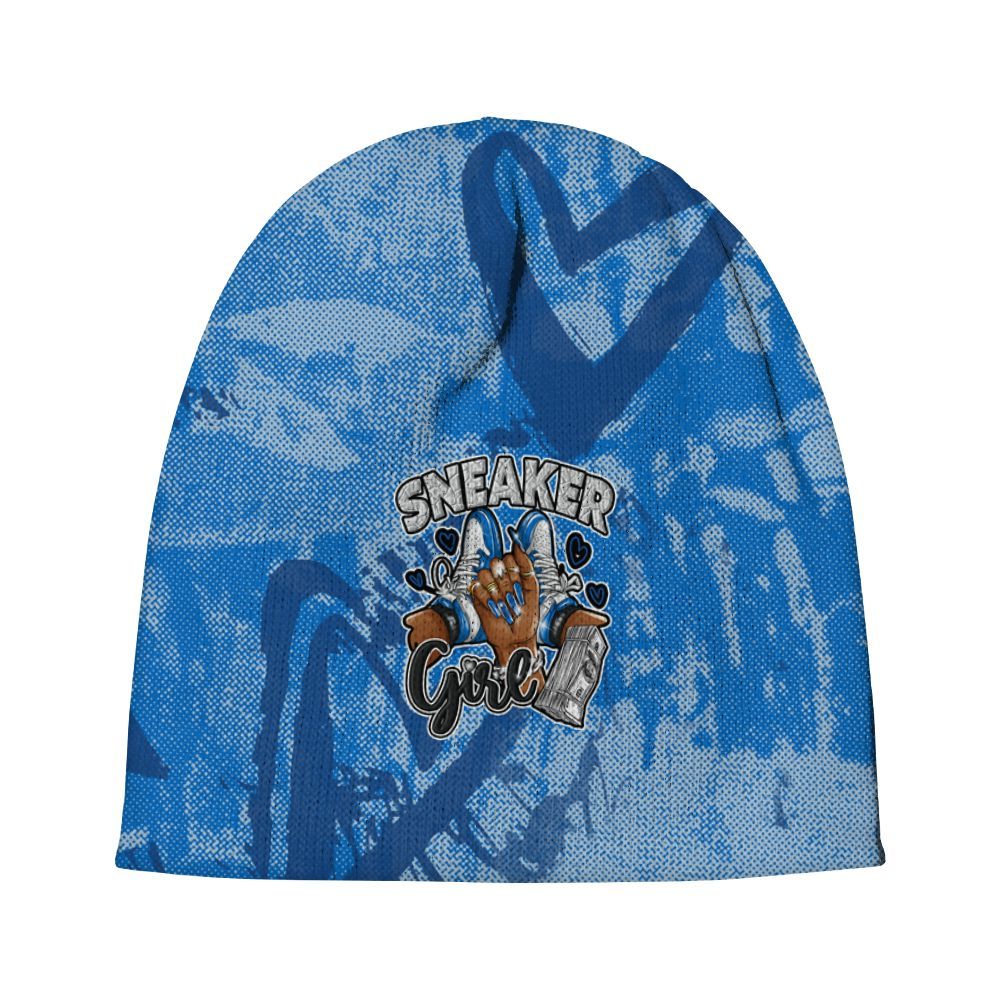 Beanie Hat To Match Blueberry 12s - Sneakerz Girlz Heart Grunge Graphic
