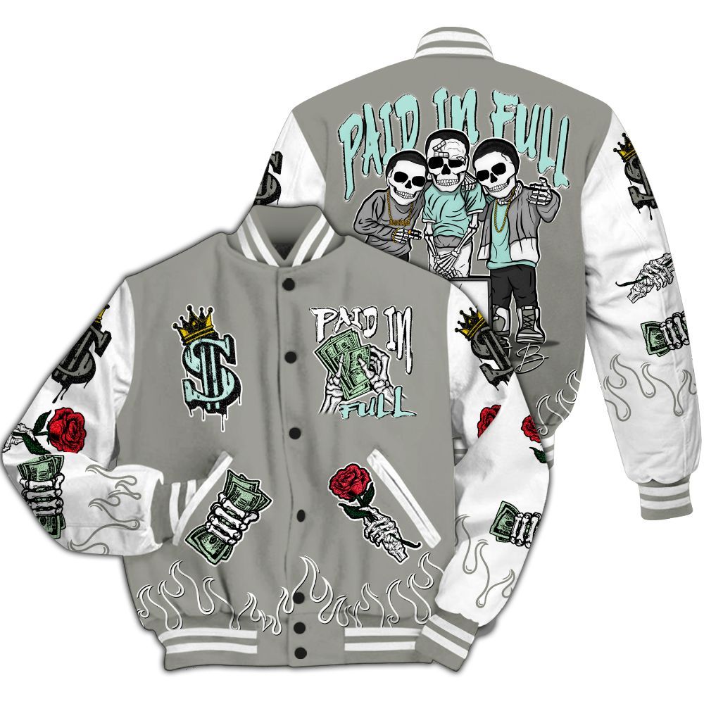Varsity Jacket To Match Low OG Year Of The Snake 1s - Everybody Paid In All Over Print