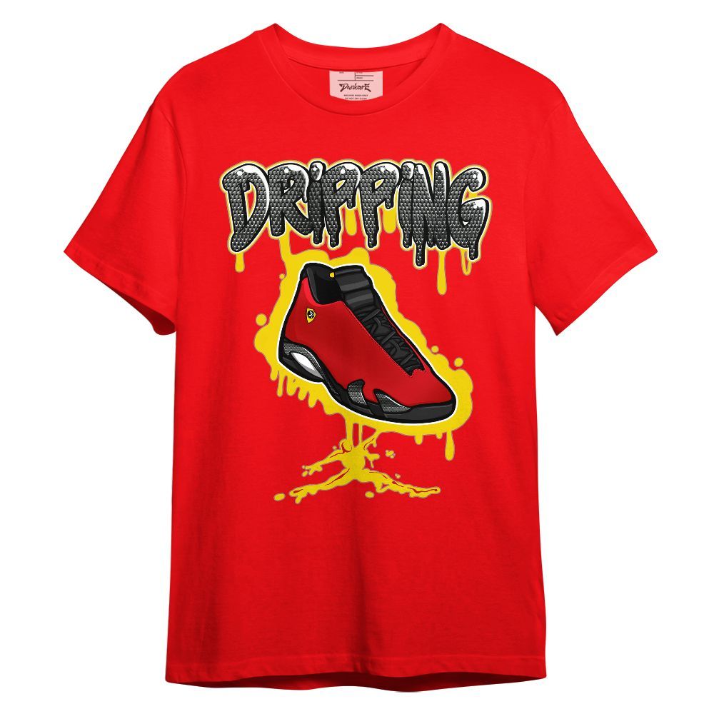 Shirt To Match Ferrari 14s - Dripping Shoes Graphic