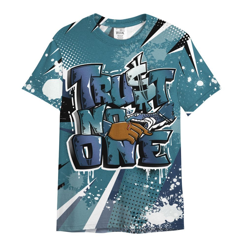 Shirt To Match Air Foamposite Kazuya Mishima - Poly Trust No One Dripping All Over Print