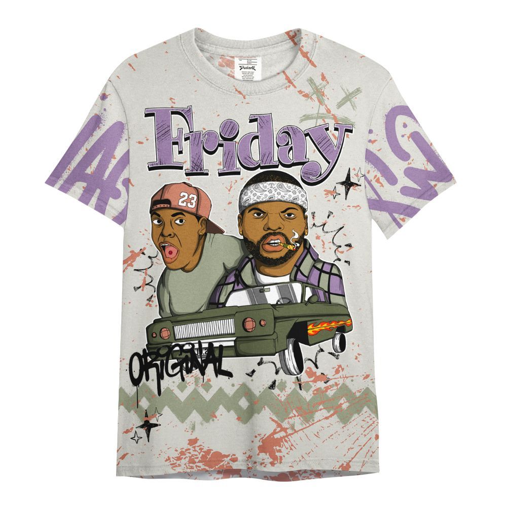 Shirt To Match Dunk Low Floral Swoosh 2025 - Friday Sneaker Crayon All Over Print