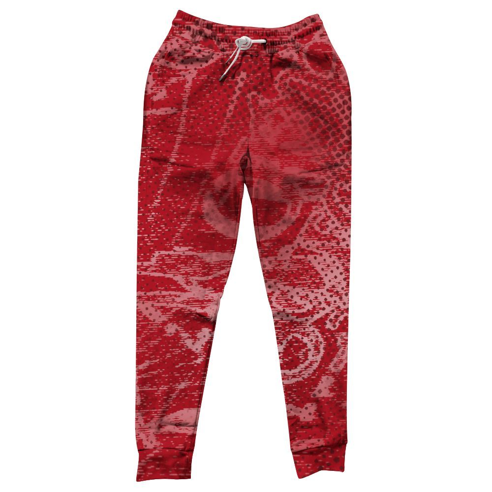 Sweatpant To Match Bred Velvet 11s - Avant Garde Graphic All Over Print