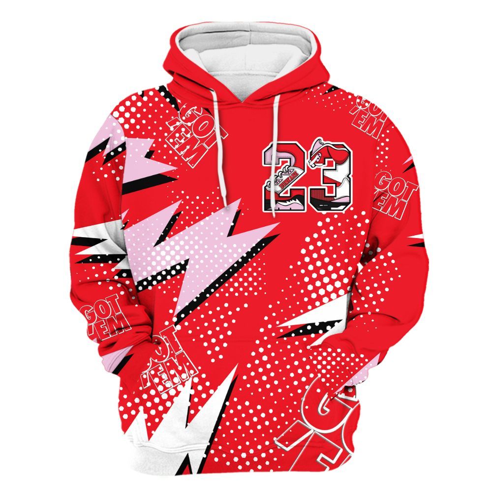 Hoodie To Match Zoom Vomero 5 Valentine's Day 2025 - Custom Name Number 23 5s All Over Print