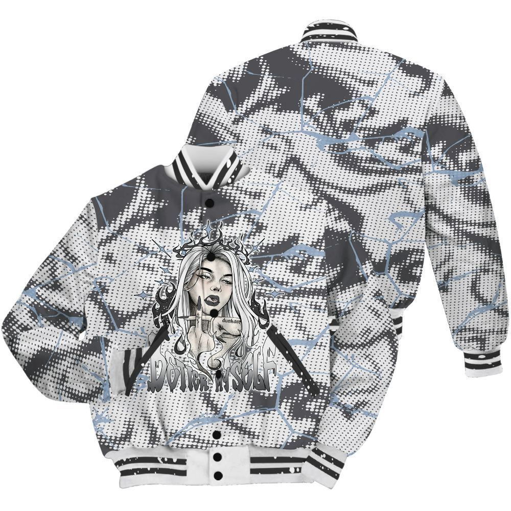 Varsity Jacket To Match Reverse Black White 6s Shirt - My-Self Crack Unique All Over Print