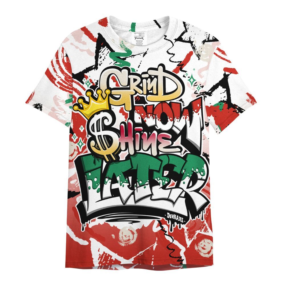 Shirt To Match Retro El Vuelo 3s Shirt, Grind Shine Later Drip All Over Print