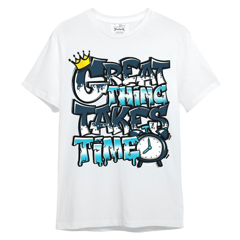 Shirt To Match Air Navy Baltic Blue - Great Things Sneaker Tee Streetwear Unisex Shirt