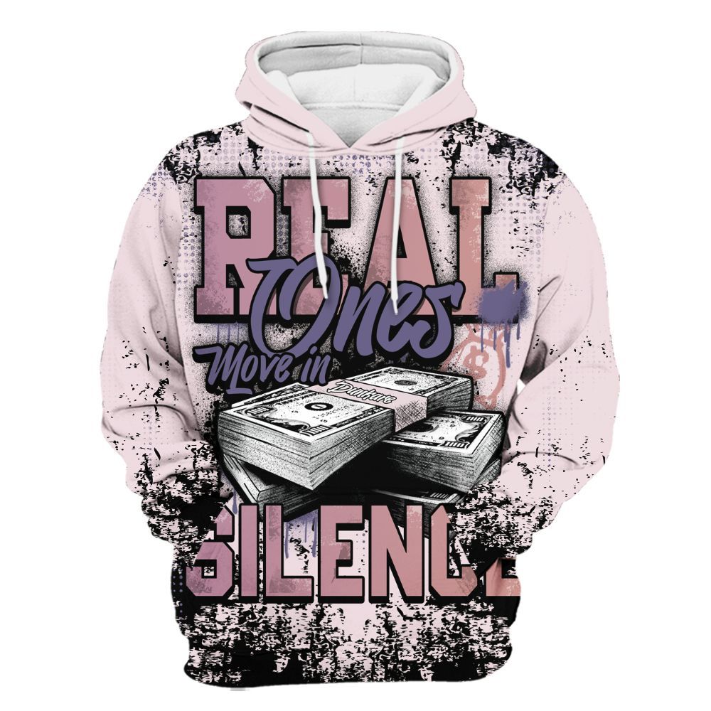 Hoodie To Match Book Sunrise 1s - Move In Silence Money Street Retro All Over Print