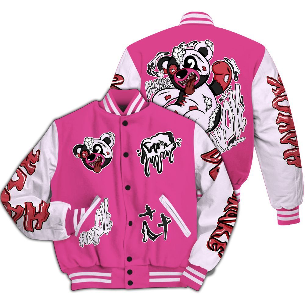 Varsity Jacket To Match KD 4 Aunt Pearl - Havok Bear All Over Print