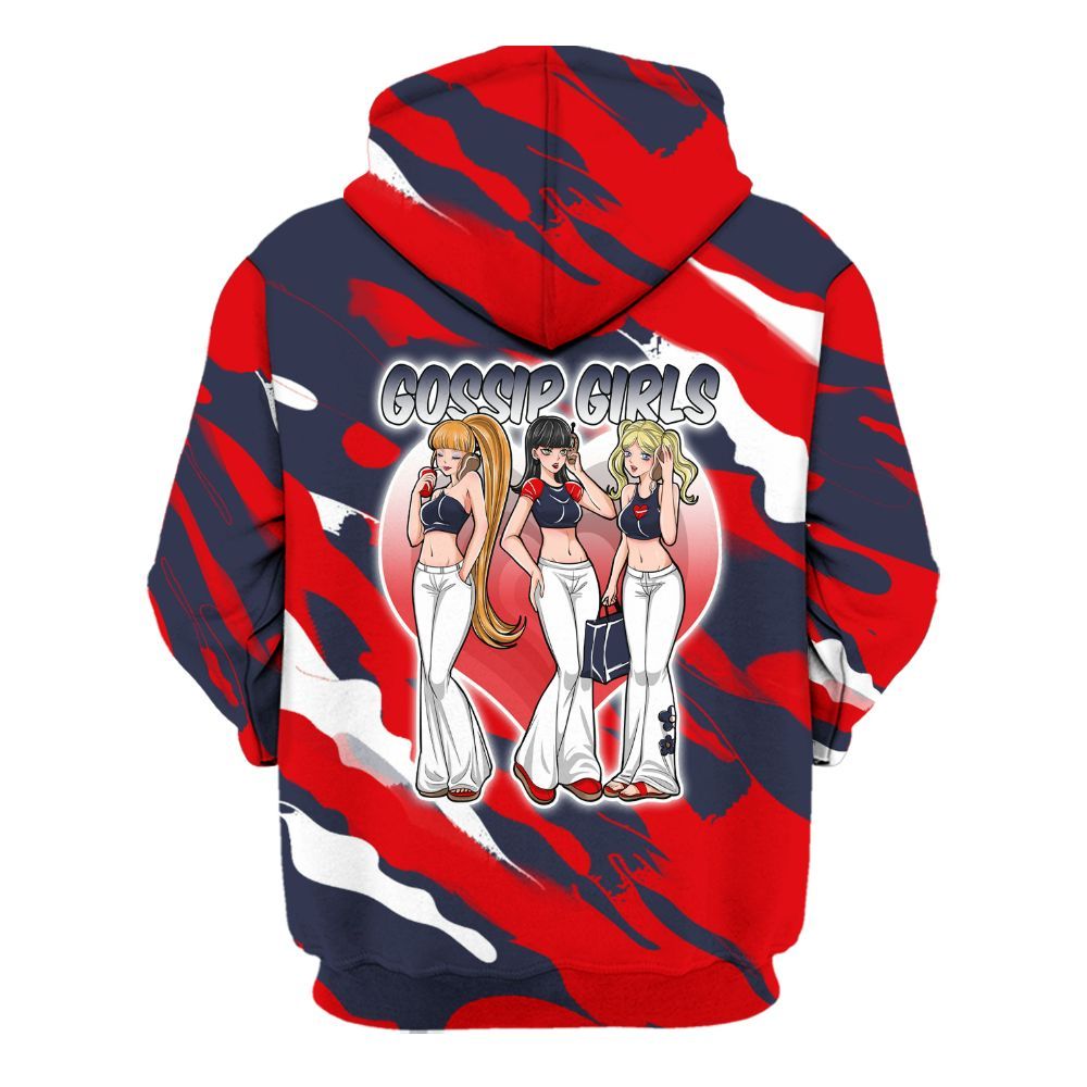 Hoodie To Match Low OG Howard University 1s - Gossip'Girls All Over Print