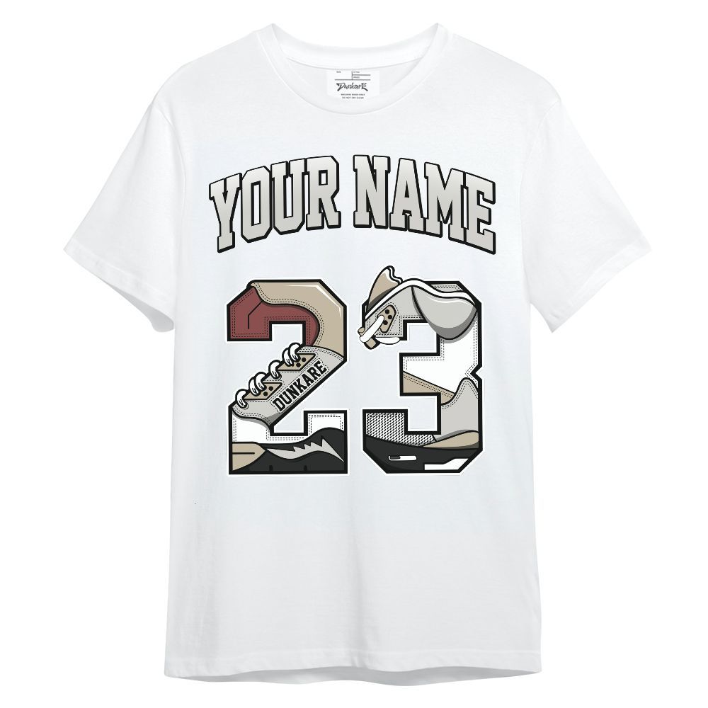 Shirt To Match RM Canyon Rust 4s - Custom Name Number 23 5s Unisex Shirt