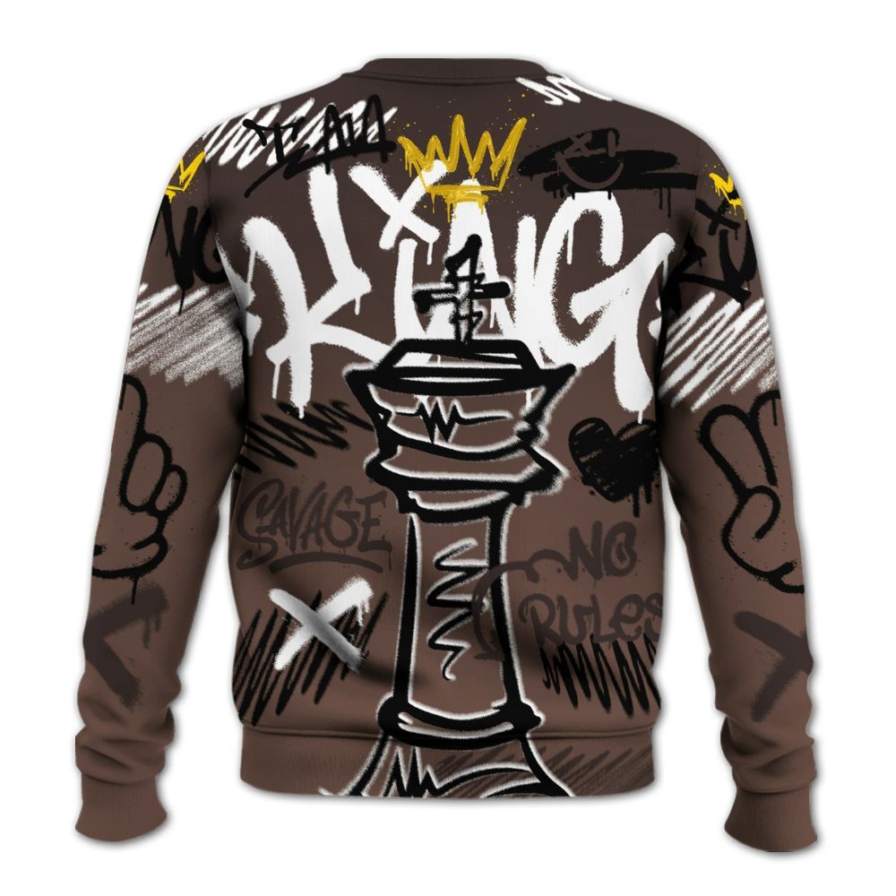 Sweatshirt To Match Air Force 1 Low Escape - Street King Chess Streetwear All Over Print