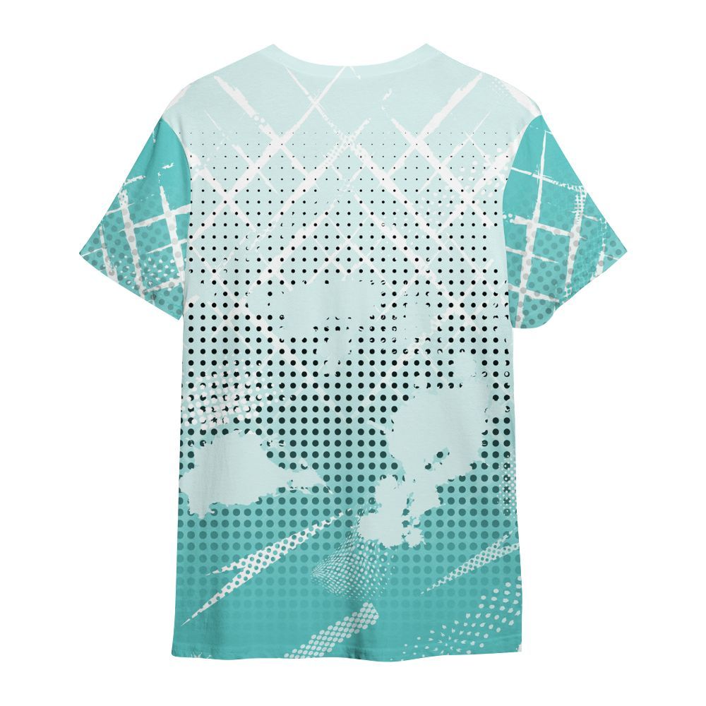Shirt To Match KD 4 Easter Mint Candy - Halftone Stand Business Drip All Over Print