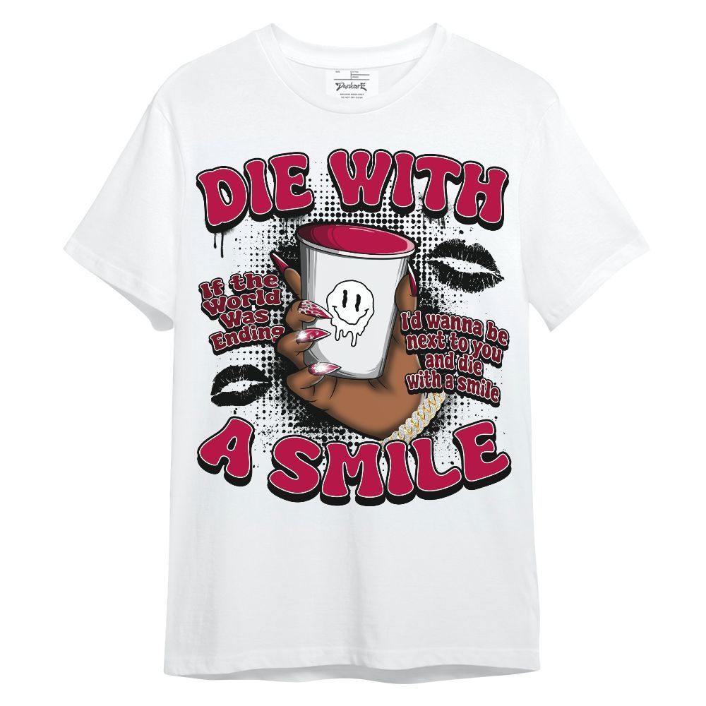 Shirt To Match Retro Chicago 2s - Die With A Smile Graphic Unisex Shirt