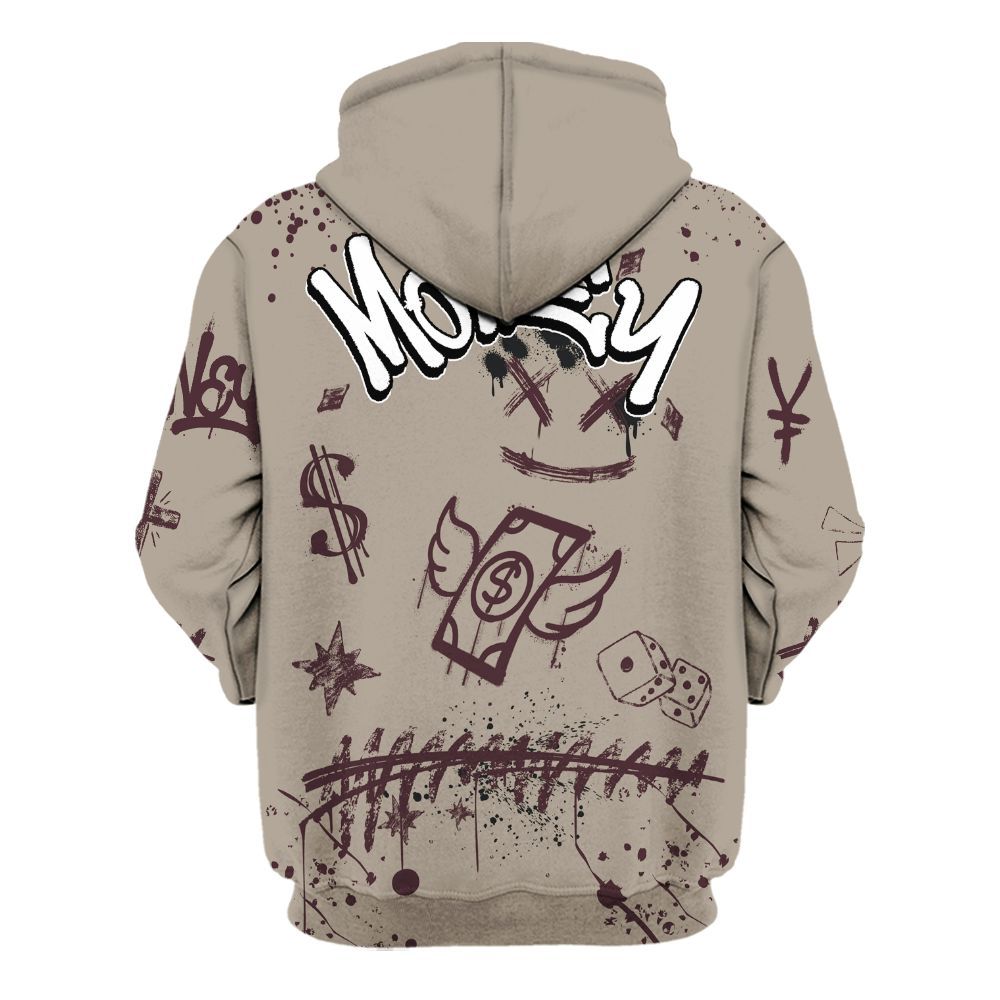 Hoodie To Match AMM Retro Phantom 4s - Everybody Paid In Full Crayon All Over Print