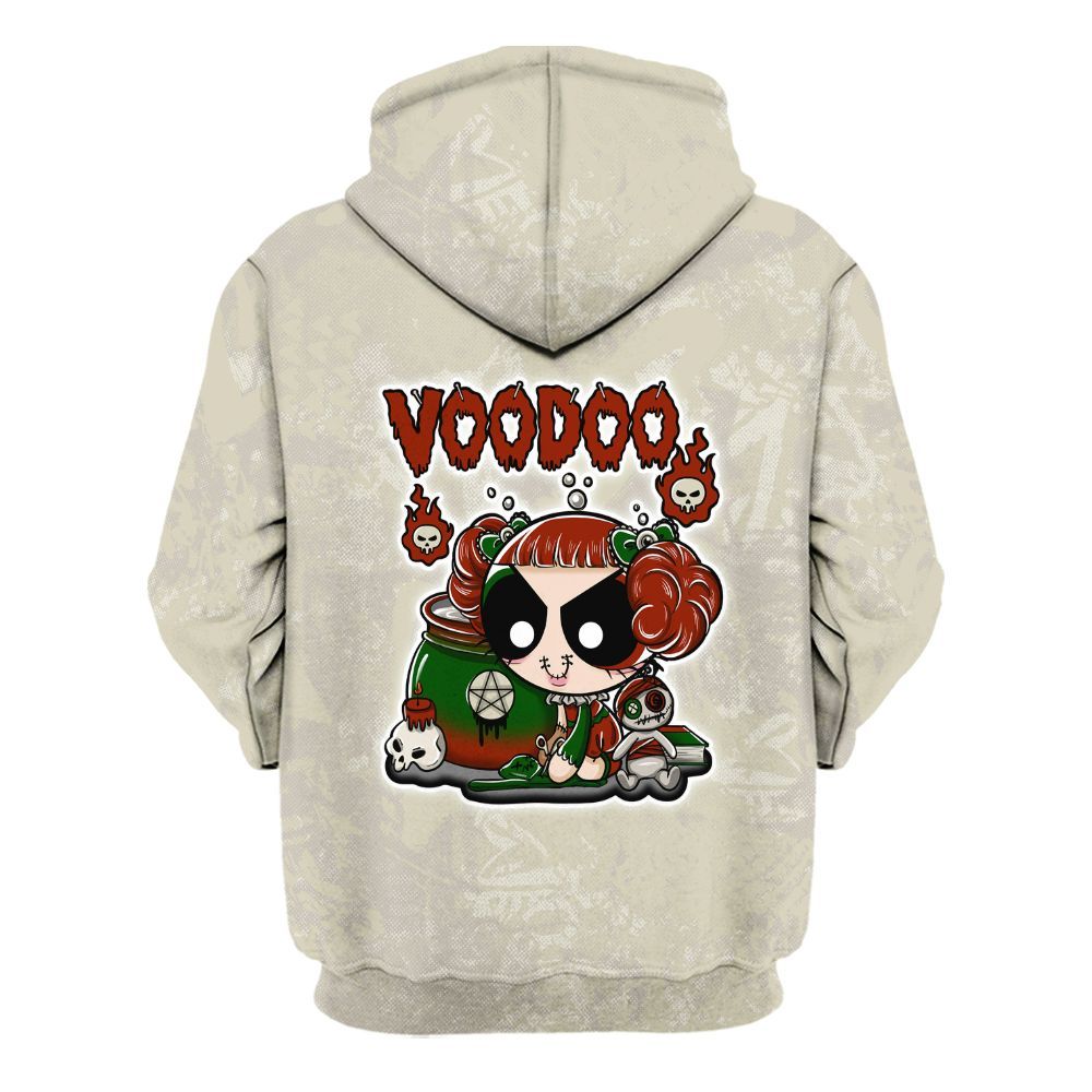 Hoodie To Match El Grito 5s - Voodooz Heart Grunge All Over Print