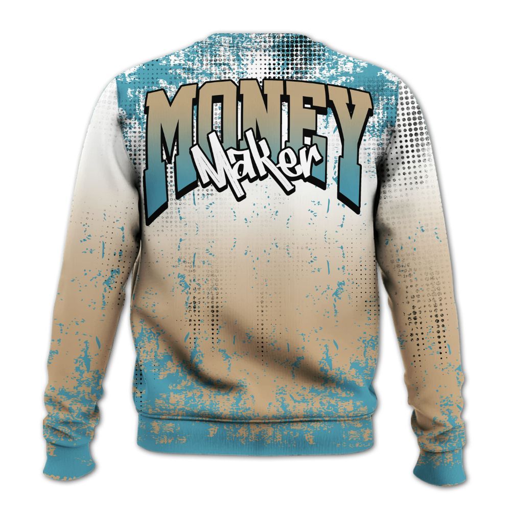 Sweatshirt To Match H-Town 11s - Move In Silence Money Street Retro All Over Print