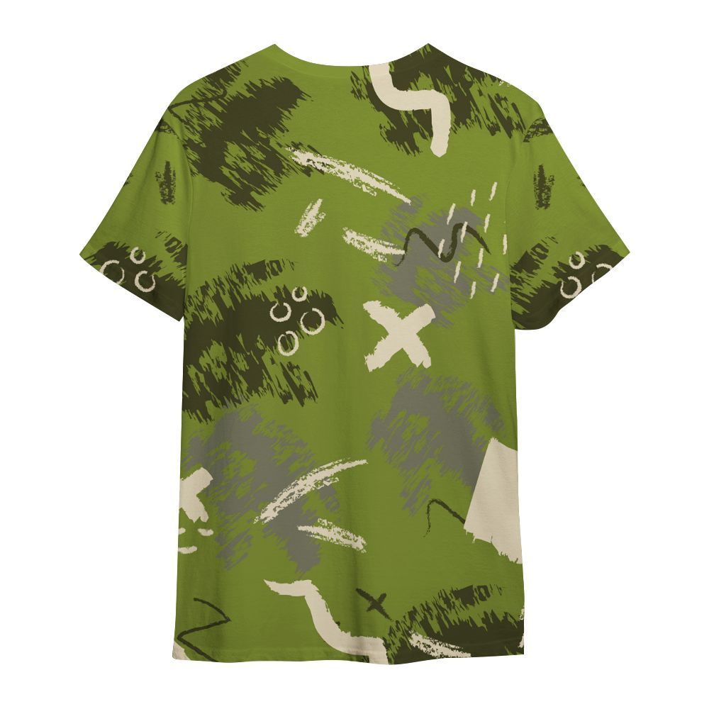 Shirt To Match SB Dunk Low Asparagus - Hustle Grind Pray Retro All Over Print