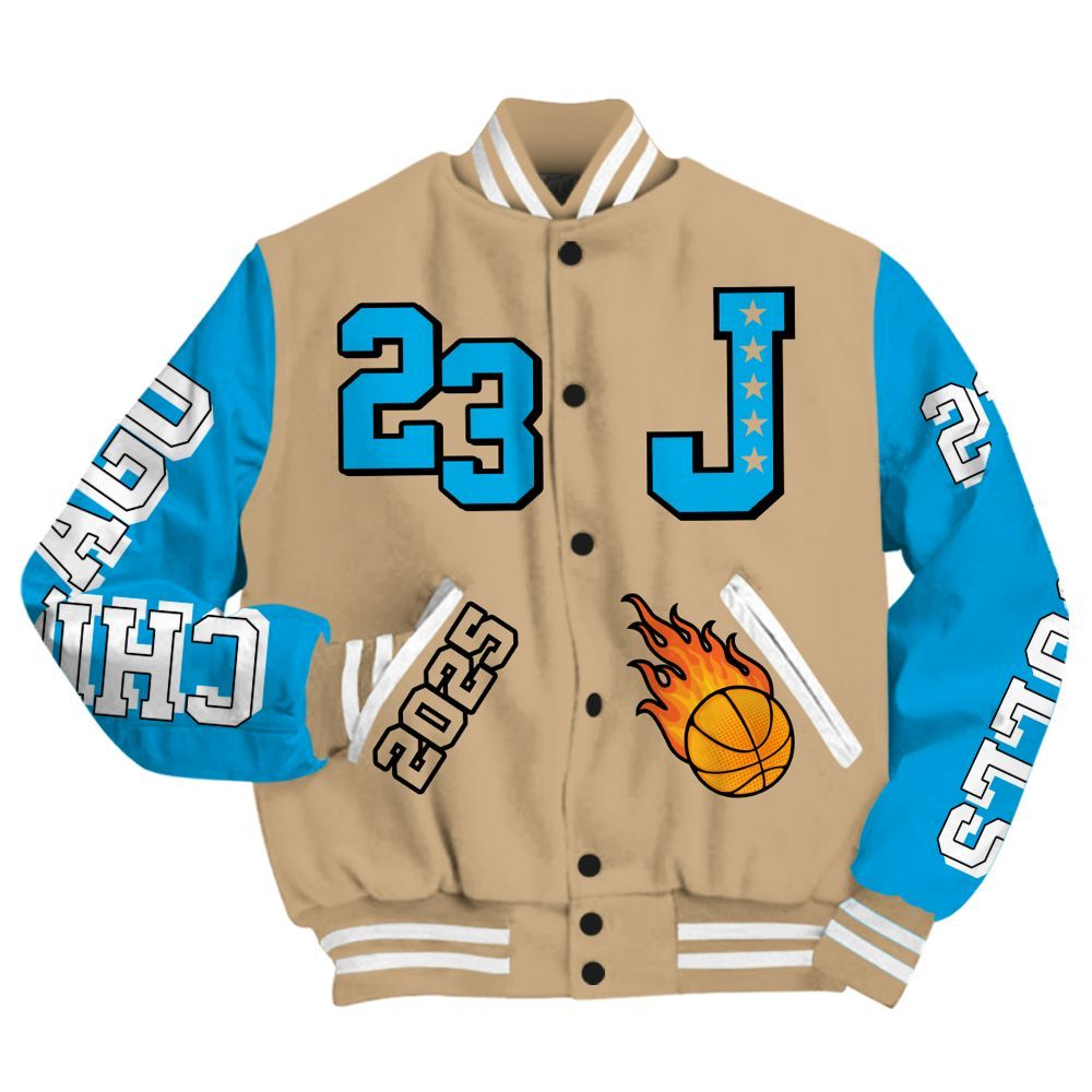 Varsity Jacket To Match H-Town 11s - Chicago 23 Basketball All Over Print