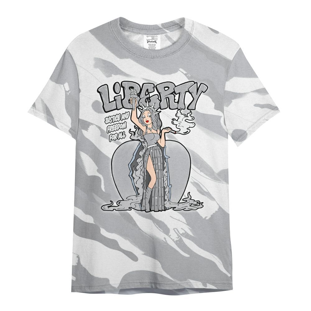 Dunkare Low OG Wolf Grey 1s Shirt - Midwest Cartoon Colored All Over Print Unisex Shirt