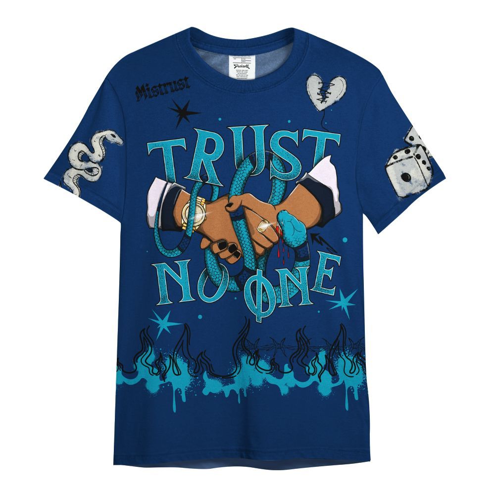 Shirt To Match Kobe 5 X-Ray - Trust No One Snake-Bite Doodle Crayon All Over Print