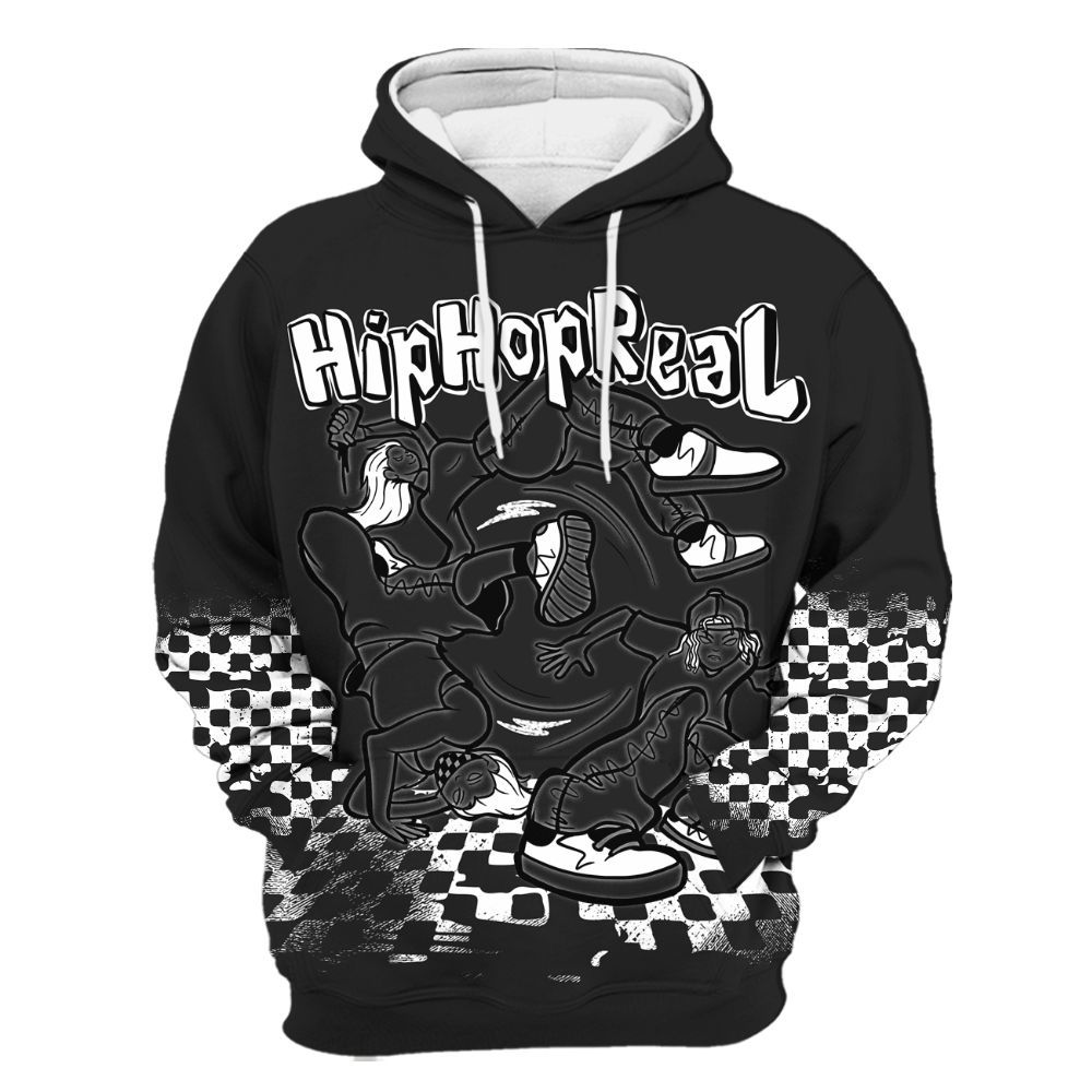Hoodie To Match Black Cat NET 4s - Feel Life Street Style All Over Print