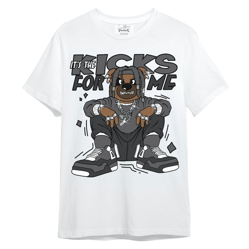 Shirt To Match White Thunder 4s - Sneakers Bear Unisex Shirt