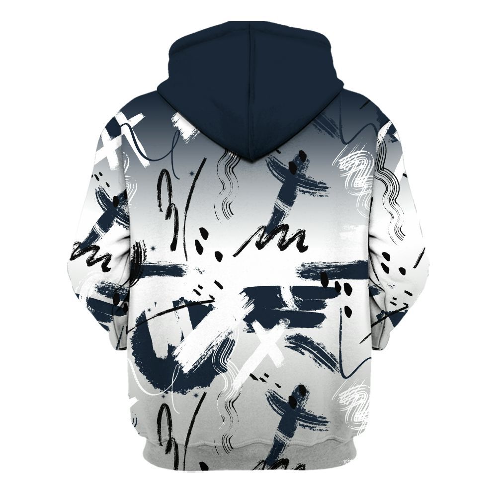 Hoodie To Match Retro Georgetown 6s - Money Hustle Grind Pray All Over Print