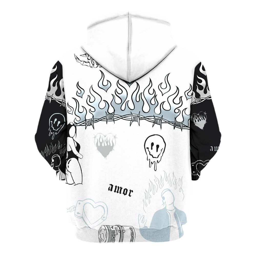 Hoodie To Match Kobe 9 Protro Halo - Snake Trust No One All Over Print