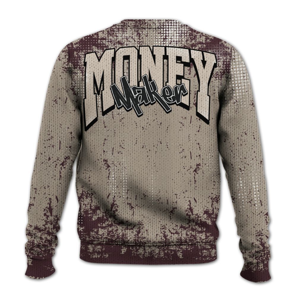 Knitted Sweater To Match AMM Retro Phantom 4s - Move In Silence Money Street Retro