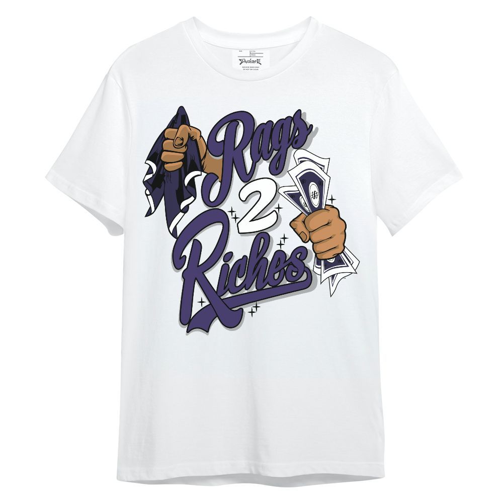 Shirt To Match Retro Court Purple 13s - Rag 2 Riches Unisex Shirt