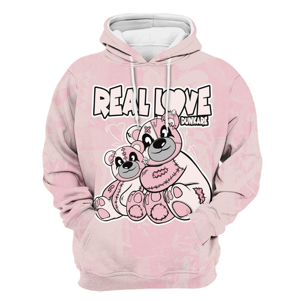 Hoodie To Match Dunk Low KD 17 Aunt Pearl - Sincere Fondness Bear All Over Print