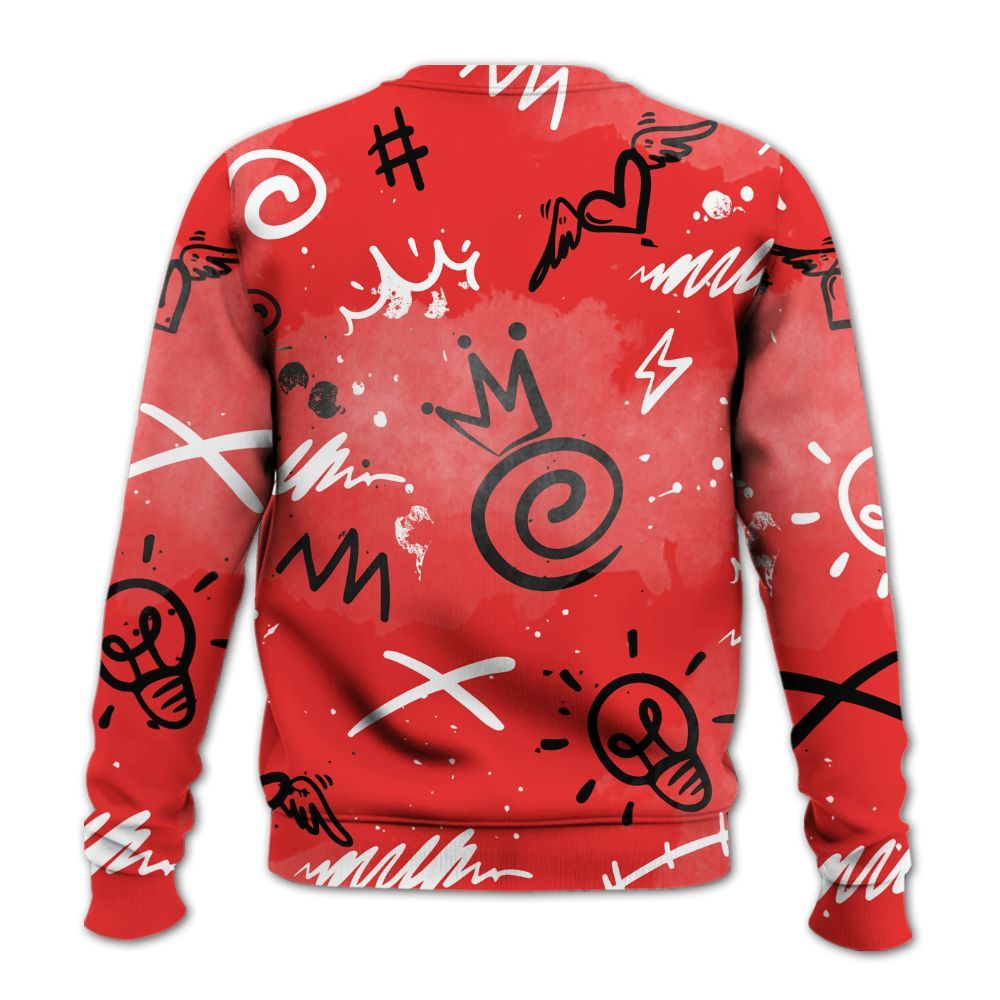 Sweatshirt To Match Red Thunder 4s - Drip Been Di2ferent All Over Print