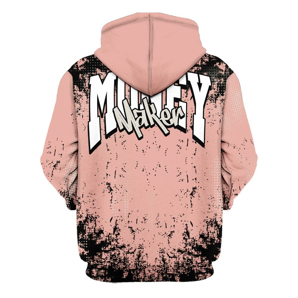 Hoodie To Match Dunk Low Glacier Arctic - Move In Silence Money Street Retro All Over Print