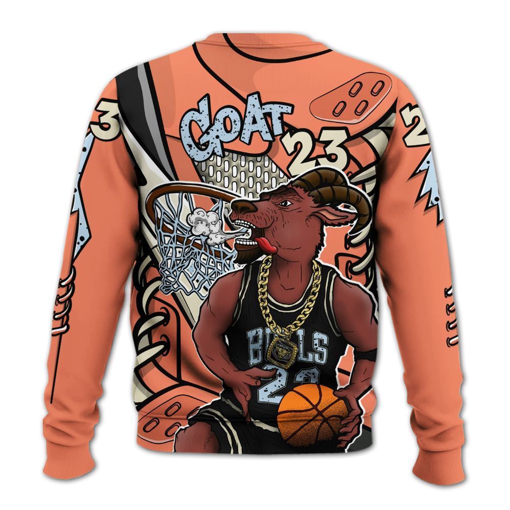 Sweatshirt To Match DJ Khaled Crimson Bliss 5s - Number 23 Style 5s All Over Print