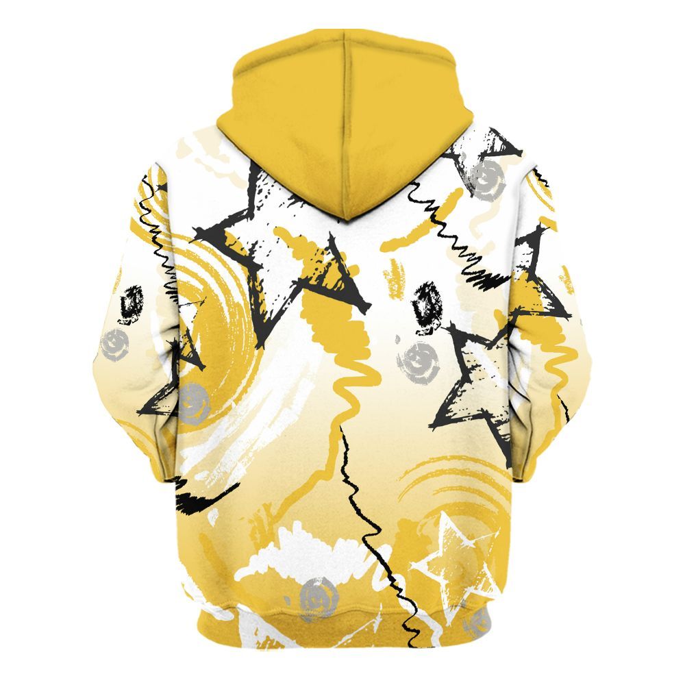 Hoodie To Match Low Yellow Python 11s - Grind Shine Later Drip All Over Print