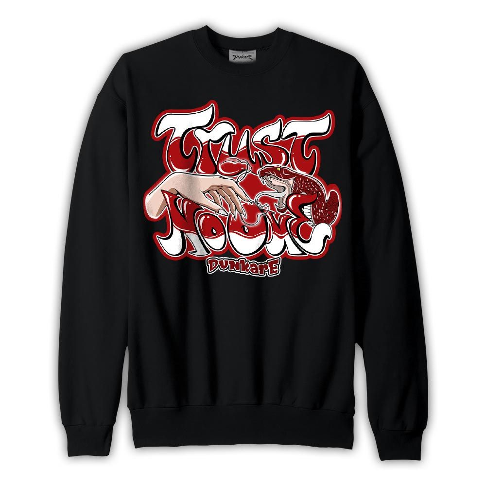 Sweatshirt To match Red Taxi 12s Sweatshirt - Trust No One Graffiti 2 Unisex