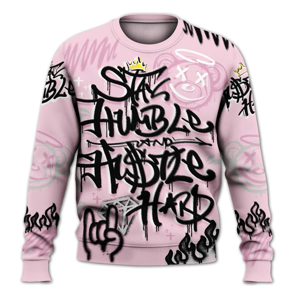 Sweatshirt To Match Orchid 4s - Humble Drip Streetwear Graffity All Over Print