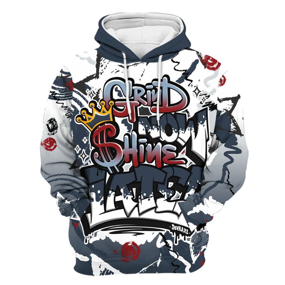 Hoodie To Match Retro Olympic 6s - Grind Shine Later Drip All Over Print