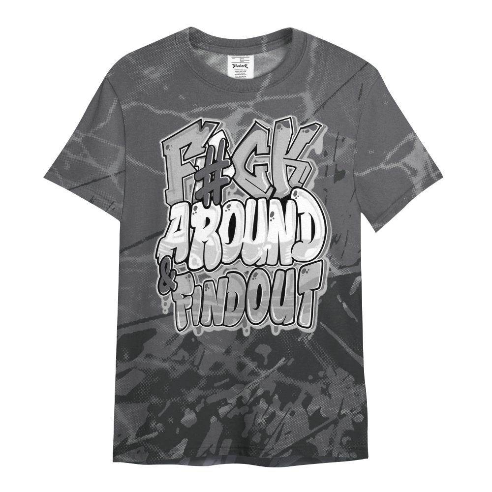 Shirt To Match White Thunder 4s - F Around Find Out Graphic Profound All Over Print