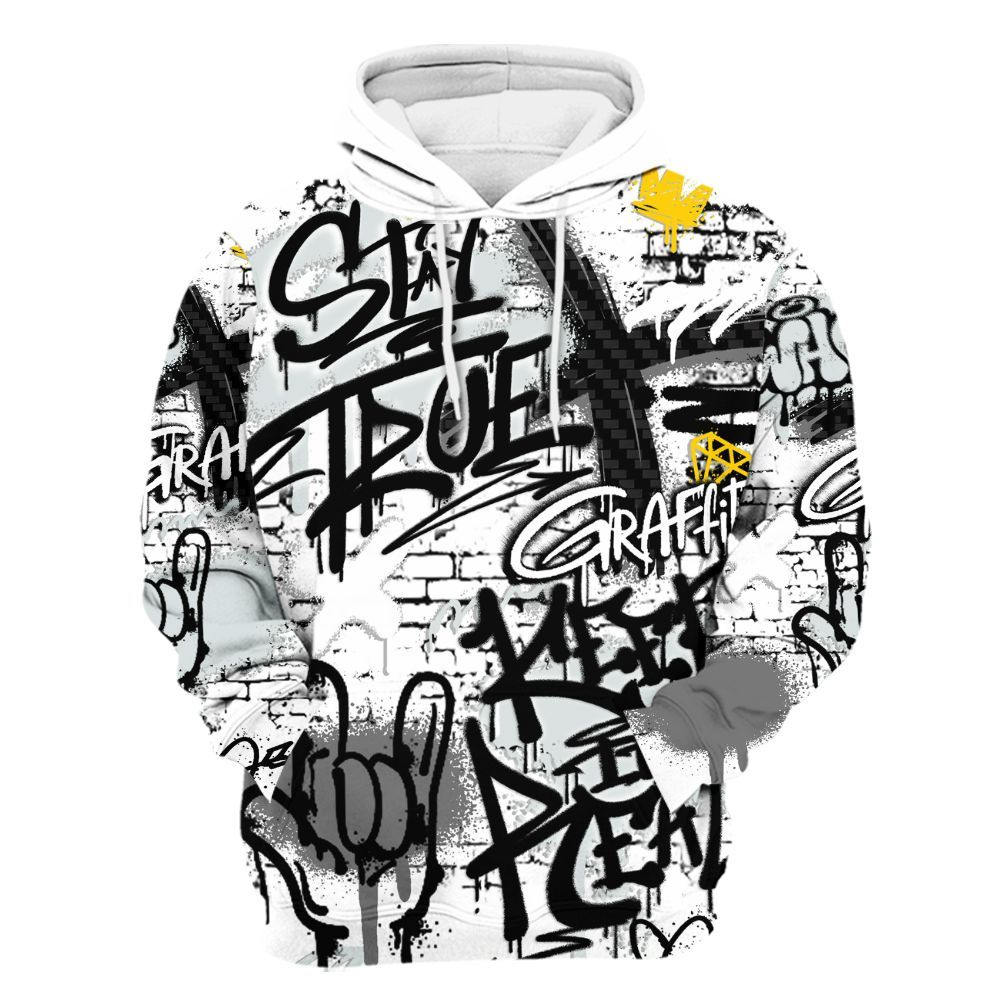 Hoodie To Match Kobe 9 Protro Halo - True It Real Graffiti Streetwear All Over Print