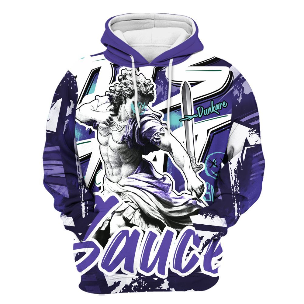 Hoodie To Match Low Hornets 1s - This That Sauce Retro All Over Print